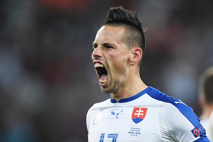 Hamsik nella storia: è il primo calciatore del Napoli a segnare negli Europei