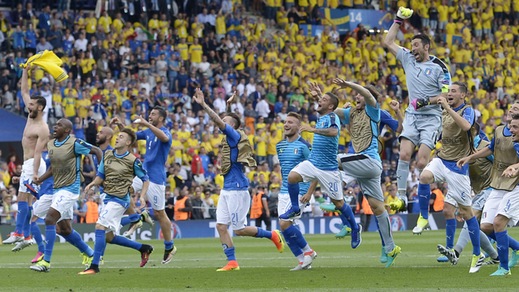 Euro 2016 Italia-Svezia 1-0: Eder qualifica gli Azzurri agli ottavi di finale