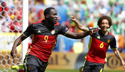 Euro 2016, Belgio-Irlanda 3-0: Lukaku-Witsel, show dei Diavoli Rossi. L'Italia è prima