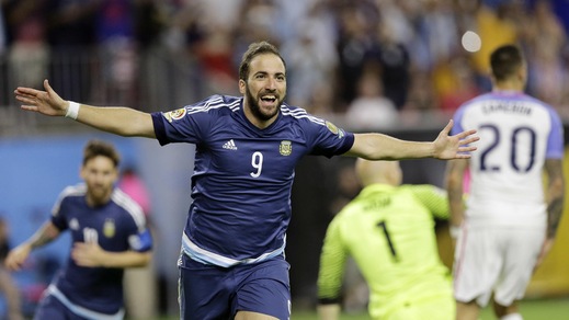 Coppa America, spunta Higuain nelle quote sul capocannoniere