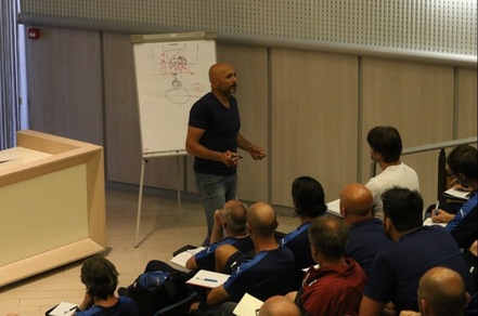 Roma, Spalletti a Coverciano: docente per un giorno