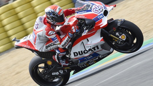 MotoGp Assen, terze libere a Dovizioso, Rossi è 4°