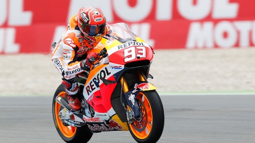 MotoGp: Marquez vola per il Sachsenring, Rossi a 3,25