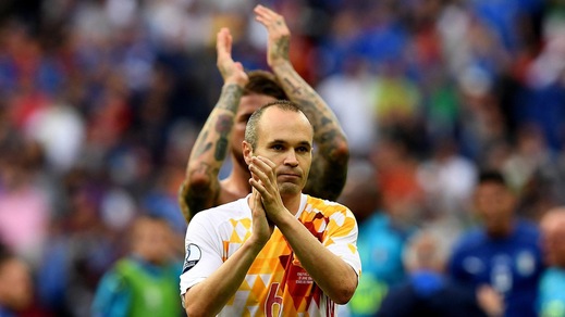 Italia-Spagna, Iniesta: «Azzurri più efficaci»