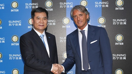 Calciomercato Inter, Mancini: «Zhang ha ottime intenzioni». Il n° 1 Suning: «Leader in Italia e in Europa»