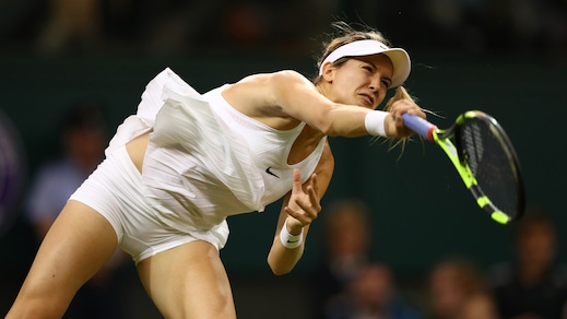 Tennis, la Bouchard incanta a Wimbledon