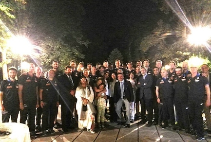 Volley: La nazionale italiana ricevuta dall'Ambasciatore a Teheran