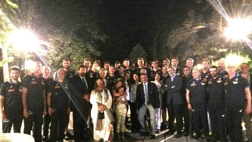 Volley: La nazionale italiana ricevuta dall'Ambasciatore a Teheran