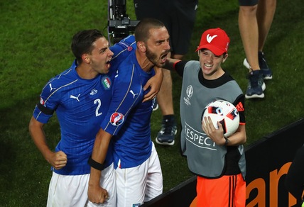 Germania-Italia, "rabbia" Bonucci: che esultanza a Bordeaux