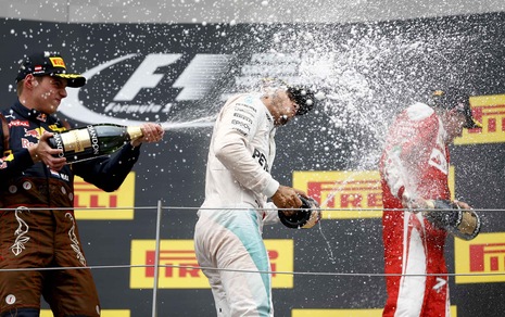 Gp Austria: festa Hamilton, Raikkonen è terzo
