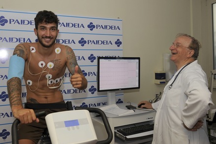 Lazio, visite mediche in Paideia: Cataldi subito in gran forma