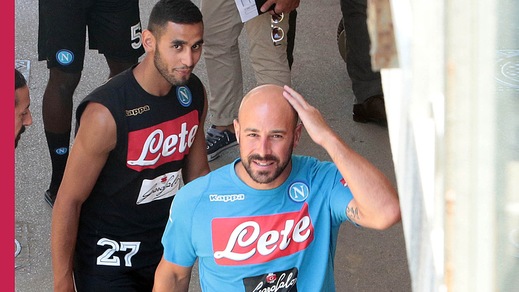 Napoli, Reina guida gli azzurri: comincia il ritiro