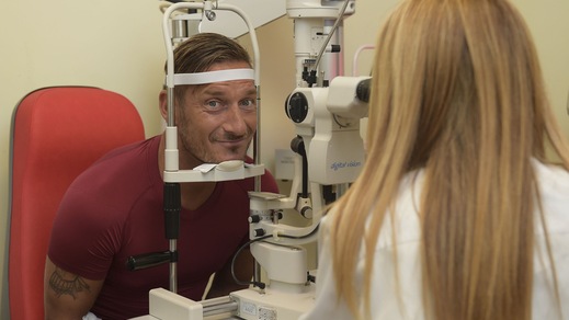 Roma, ecco Totti a Villa Stuart: il capitano è in grande forma