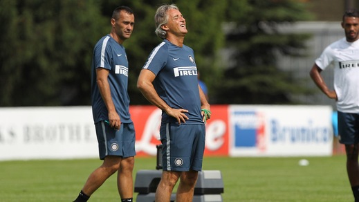 Inter, Mancini si prepara alla nuova stagione col sorriso