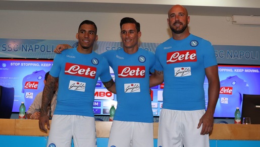 Napoli 2016/2017, ecco le nuove maglie