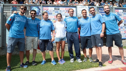 Napoli, la nazionale di Spada fa visita agli azzurri