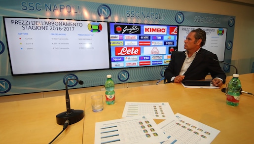 Napoli, presentata la campagna abbonamenti 2016/2017