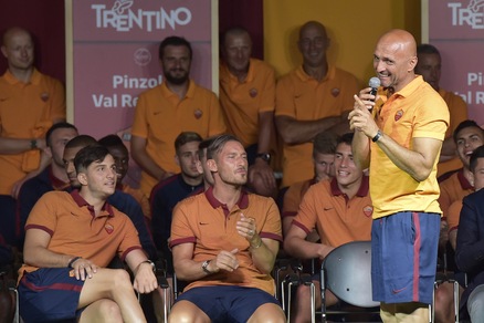 La Roma si presenta a Pinzolo. Spalletti: «Squadra pronta»
