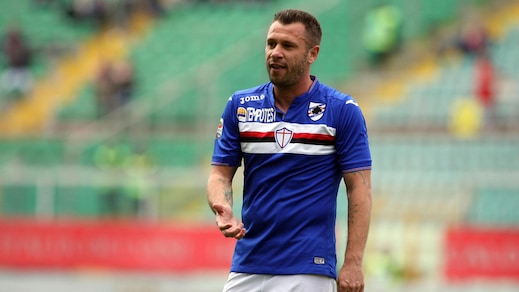 Sampdoria, Cassano resta ma senza certezze da titolare