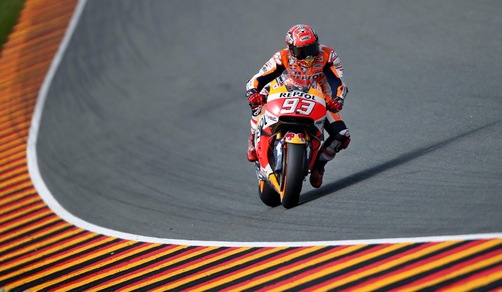 MotoGp Sachsenring: Pole Marquez, Rossi terzo