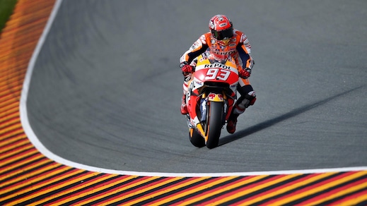 MotoGp Sachsenring: Pole Marquez, Rossi terzo