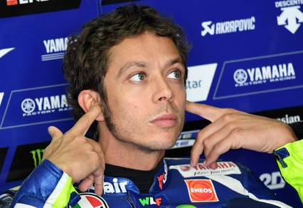 MotoGp Sachsenring, Rossi: «Fortunato a essere in prima fila»