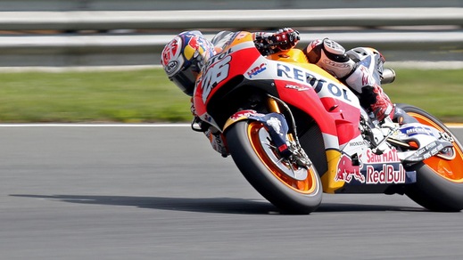 MotoGp Sachsenring: Pedrosa davanti sul bagnato