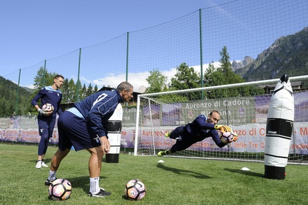 Lazio, ecco Vargic in allenamento ad Auronzo