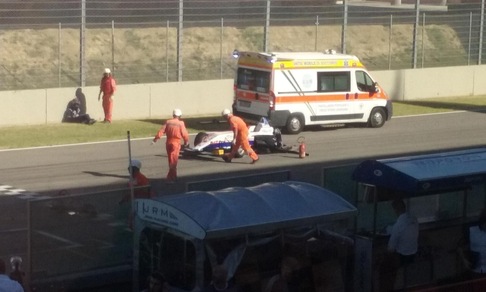 F4: Brutto incidente al via al Mugello, piloti illesi