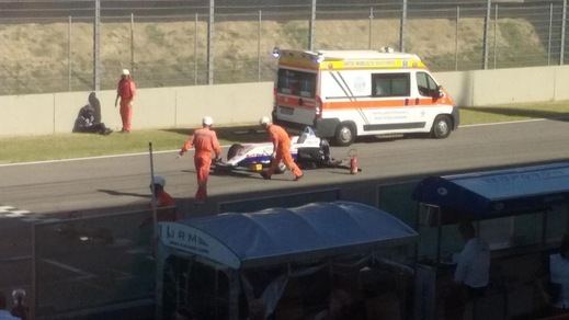 F4: Brutto incidente al via al Mugello, piloti illesi