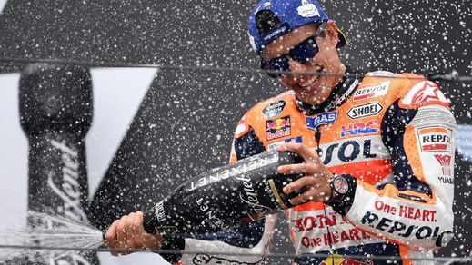 MotoGp, Sachsenring: Marquez che gara! Rossi ottavo