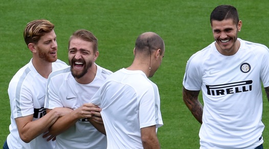 Inter, Ansaldi e Erkin a loro agio in nerazzurro: eccoli con Icardi