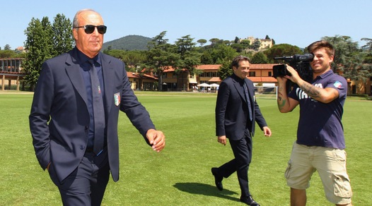 Italia, Ventura arriva a Coverciano