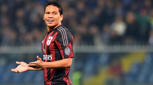 Calciomercato Milan, Bacca: «Sono sereno qui. Il West Ham? Vedremo»