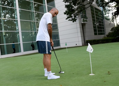 Inter, ritmi serrati sul campo... da golf