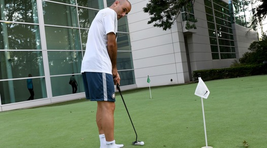 Inter, ritmi serrati sul campo... da golf