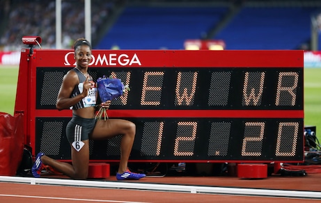 Atletica, incredibile Harrison: primato mondiale sui 100 ostacoli