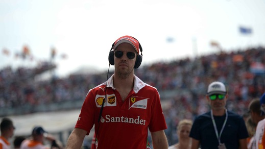 F1 Ferrari, Vettel: «Troppo difficile sorpassare»