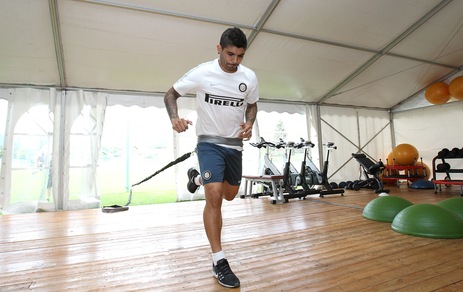 Banega, Murillo, Brozovic: l'altra Inter si allena a Brunico