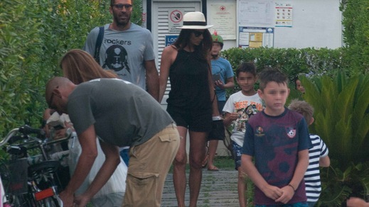 Ilaria D'Amico e Gigi Buffon a Forte dei Marmi