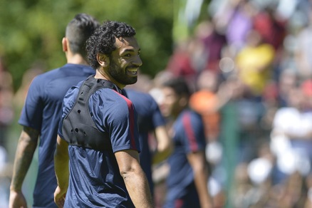 La Roma riabbraccia Salah a Boston