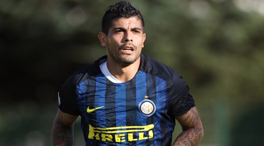 Inter, ecco Banega in allenamento a Brunico