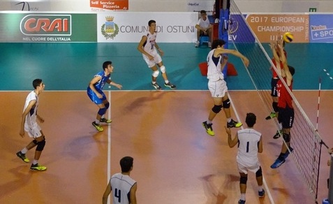 Volley: L' Under 17 vince il big match con il Belgio