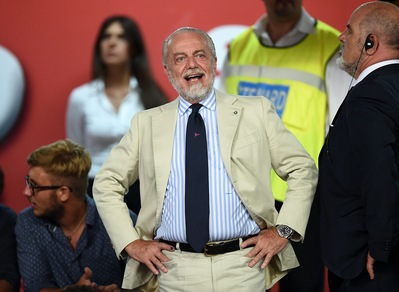 Napoli-Roma, festa al San Paolo. Torna anche De Laurentiis