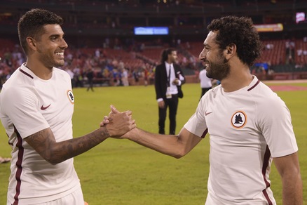 Dzeko e Salah fanno bella la Roma