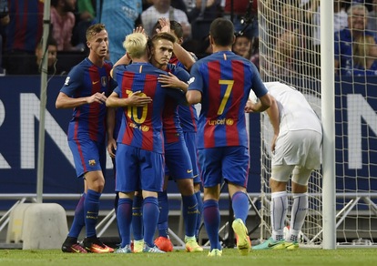 Champions Cup, Barcellona-Leicester 4-2: poker blaugrana