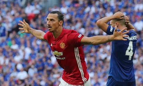 Community Shield, Leicester-Manchester United 1-2: Ibrahimovic gol, Ranieri ko