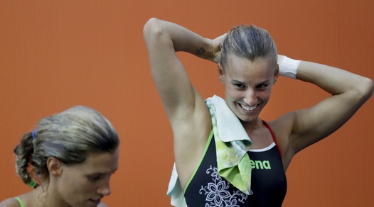 L'appello di Tania Cagnotto per il passaporto ematico