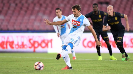 Napoli-Monaco 5-0: poker di Gabbiadini e gol di Allan, esordio per Milik