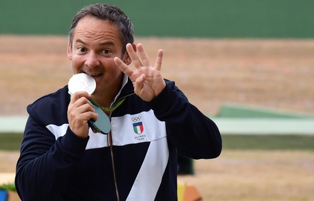 Tiro a Volo, Trap: Pellielo è medaglia d'argento